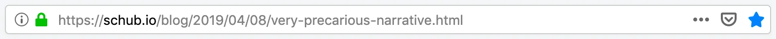 If you are using Firefox, your address bar will look like this.